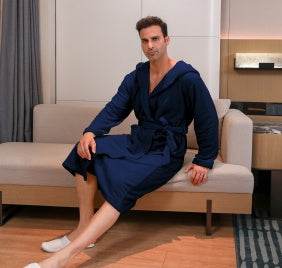 Men's Fibre Velvet Gown Set
