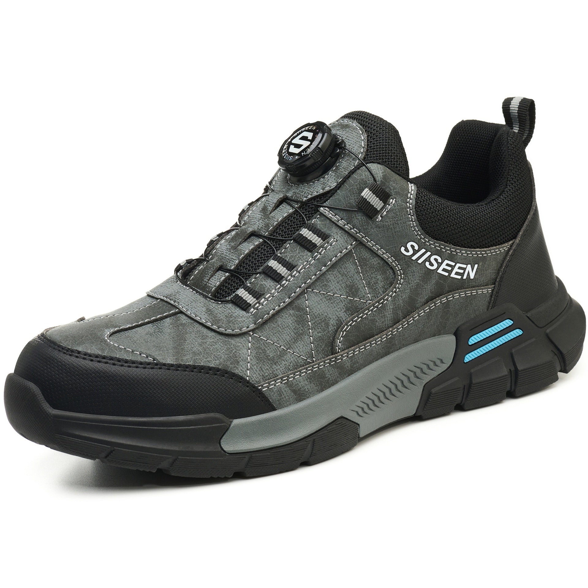 Breathable Lightweight Attack Shield And Anti-stab Leisure Safety Shoes FZ462 Gray