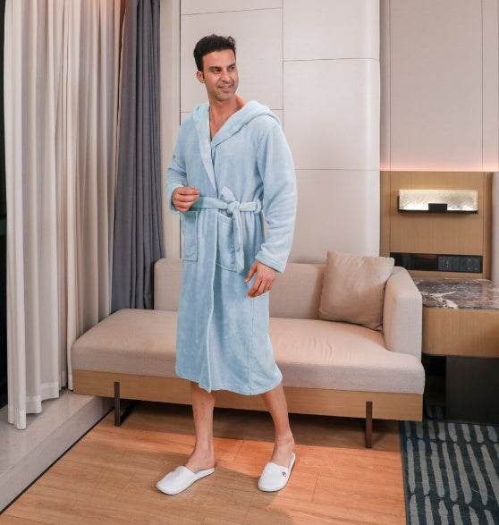 Men's Fibre Velvet Gown Set