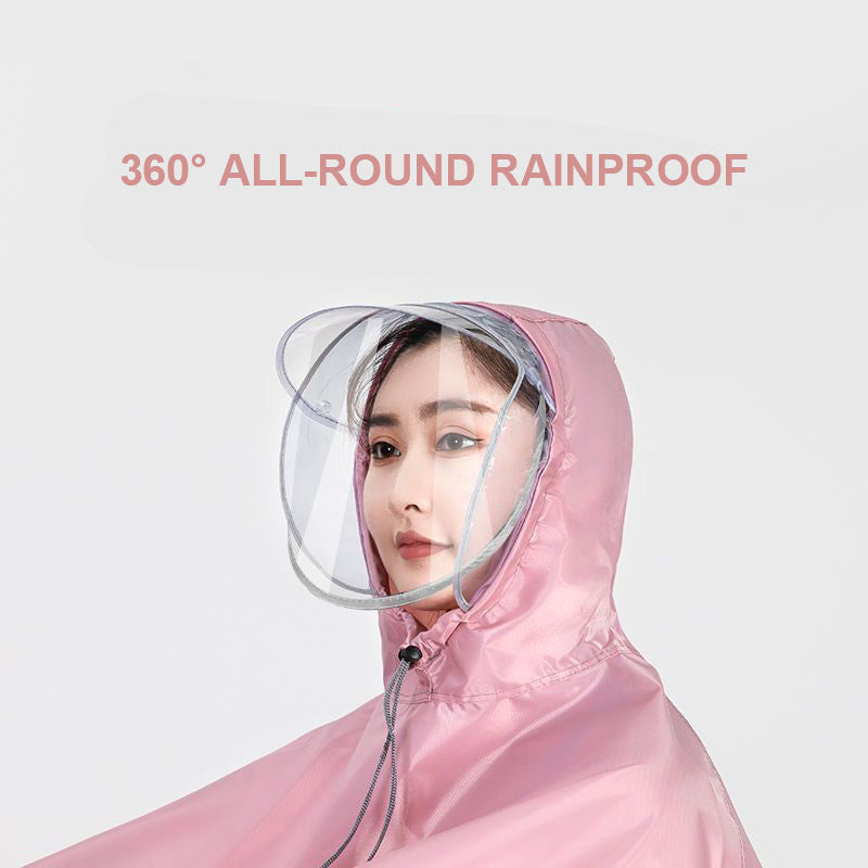 Window Raincoat Women's Rainstorm Poncho