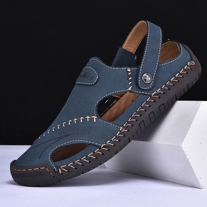 Men's Sandals Outdoor Leisure Dual Purpose Dark Blue
