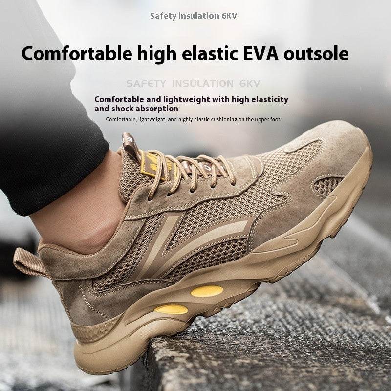 Summer Breathable Labor Protection Shoes Anti Smashing Anti Piercing Anti Slip