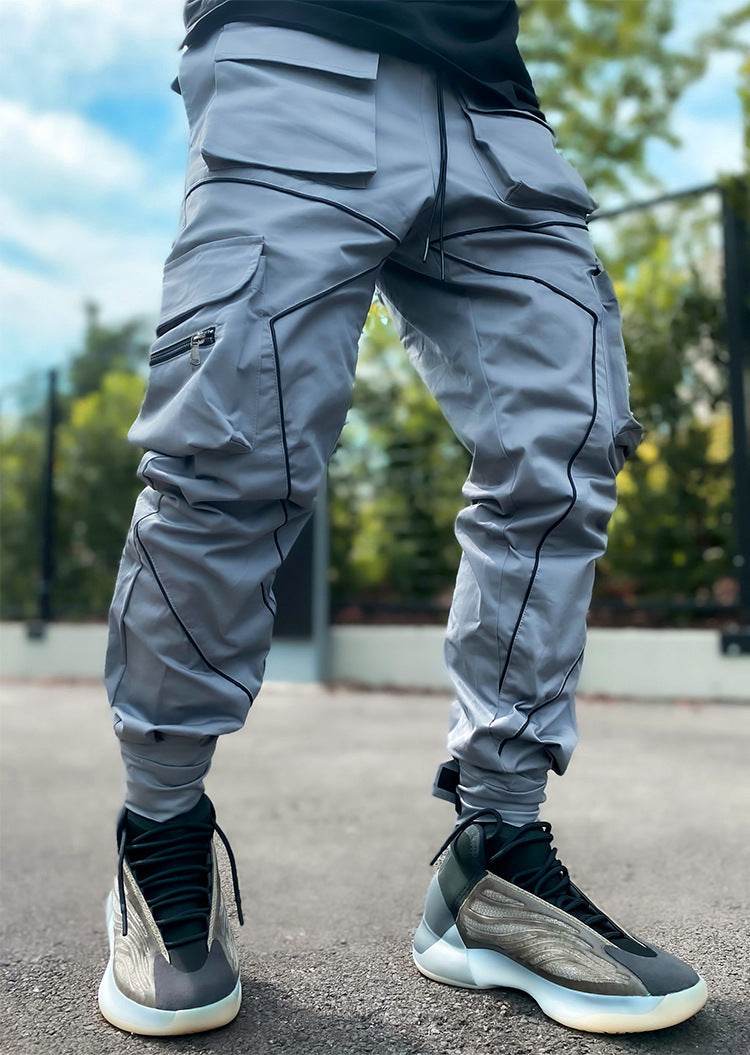 Autumn new casual pants men's Korean fashion brand Grey