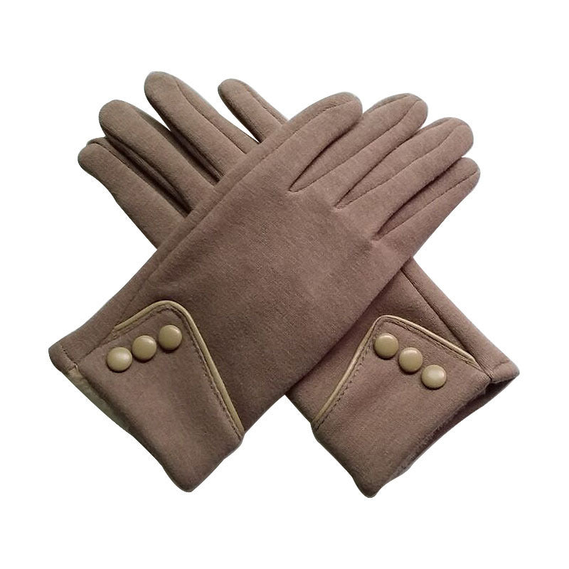 Riding warm gloves Khaki