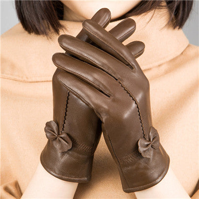 Woman Gloves Coffee