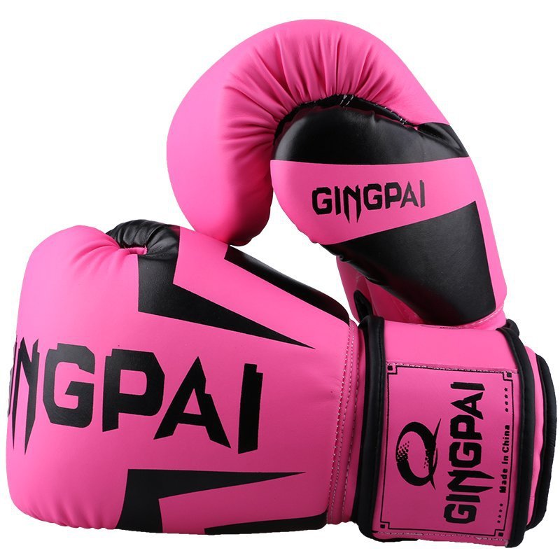 Boxing gloves fight fighting professional boxing gloves Pink