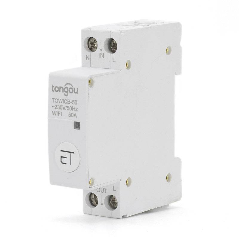 WIFI circuit breaker White