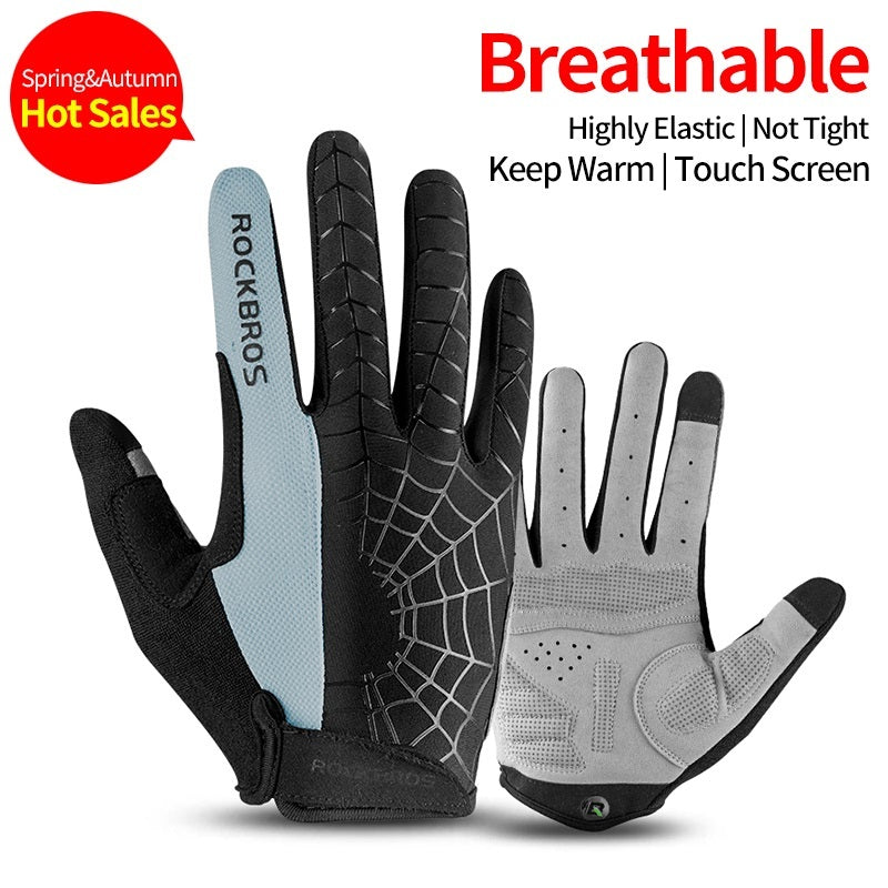 Cycling gloves all refer to bicycle motorcycle gloves Gray A