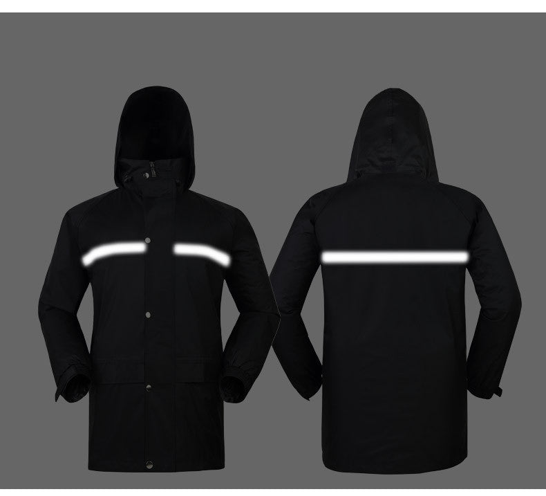 Reflective adult split raincoat rain pants suit