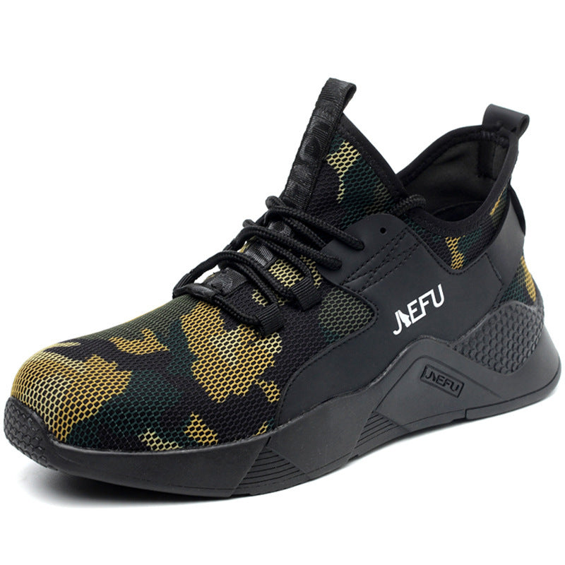 Safety shoes Green camouflage