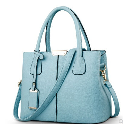 Europe And America Female Shoulder Messenger Bag Light Light blue