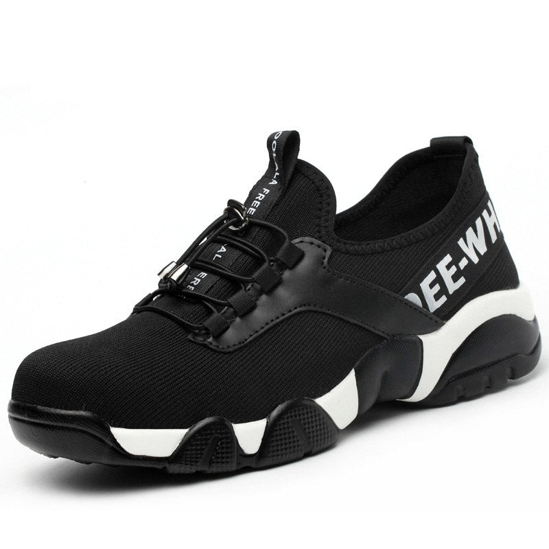 Men's safety shoes, ultra-light soft sole, anti-smash and anti-puncture Four Seasons
