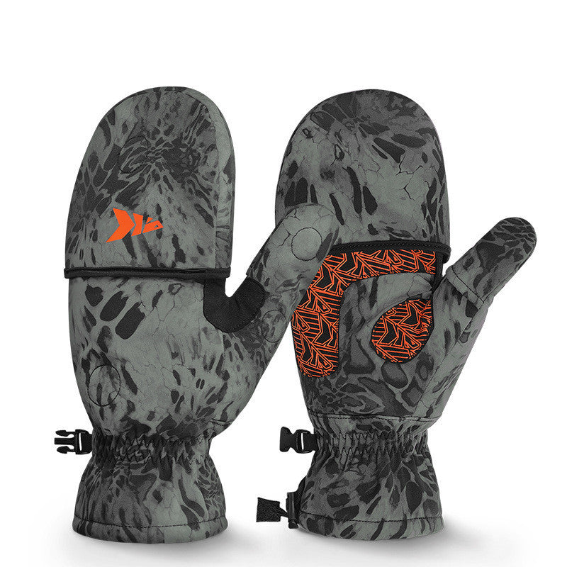 Fishing Gloves Windproof, Waterproof, Non-Slip Gloves picture color