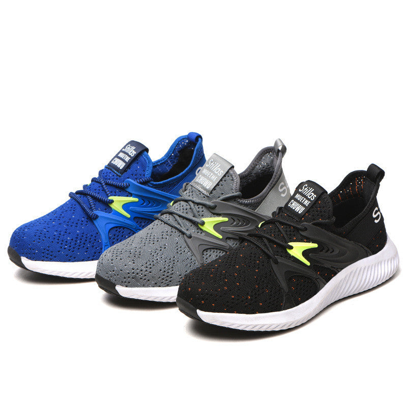 New Cross-Border Lightweight Labor Insurance Shoes EVA Sole Safety Shoes Steel Toe Anti-Smash And Anti-Stab Work Shoes Safetyshoes
