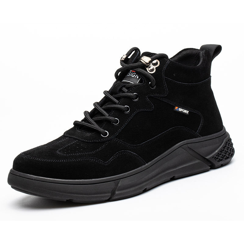 Anti Smashing And Anti Piercing Safety Shoes Black Four Seasons