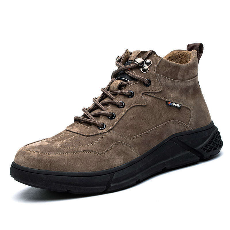 Anti Smashing And Anti Piercing Safety Shoes Brown Four Seasons