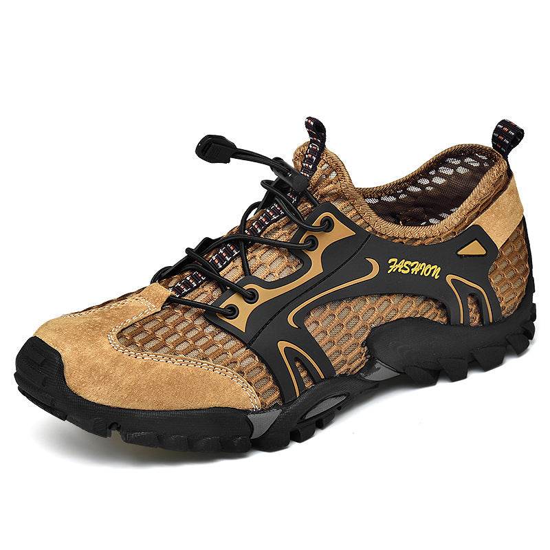 Outdoor Wading Trail Running Shoes Summer Set Foot Beach Shoes Diving Shoes A brown