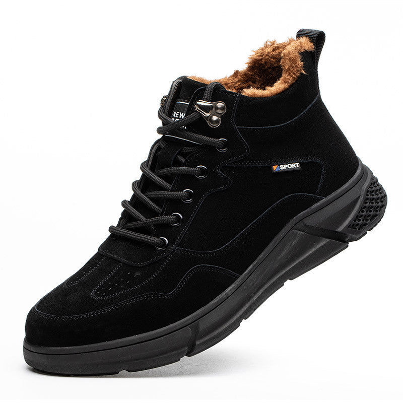 Anti-Smash And Anti-Puncture Soft-Soled Safety Construction Site Shoes