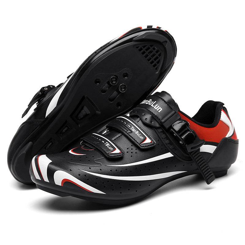 Outdoor Non-lock Cycling Shoes, Rubber Sole Men And Women Couple All-terrain Cycling Shoes Highway black
