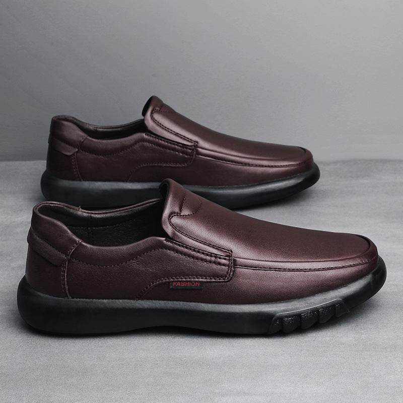 Cowhide First Layer Wear-resistant Men's Casual Leather Shoes