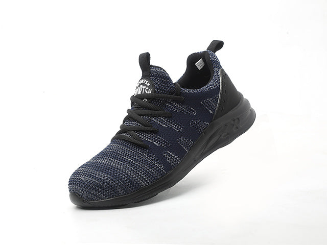 Breathable Safety Shoes, Anti-smashing And Anti-Piercing Safety Work Shoes Blue