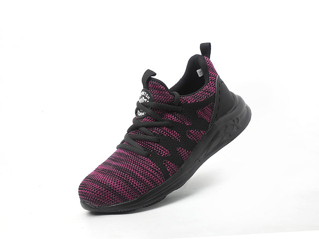 Breathable Safety Shoes, Anti-smashing And Anti-Piercing Safety Work Shoes Purple