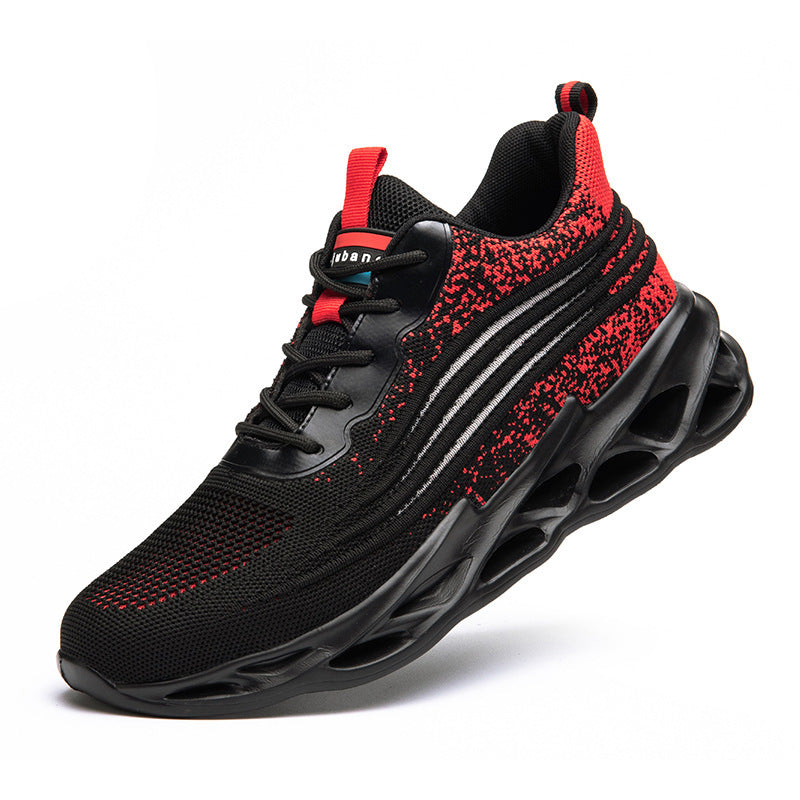 Fei-woven Anti-smashing And Anti-piercing Safety Shoes Red
