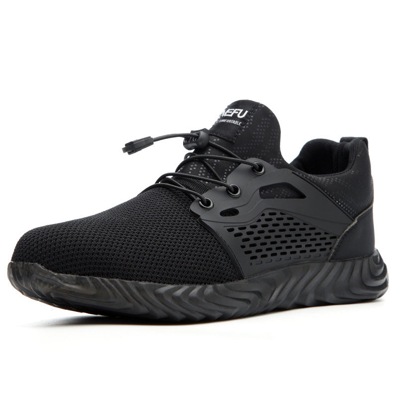 Insulated Safety Work Shoes With Steel Head Black
