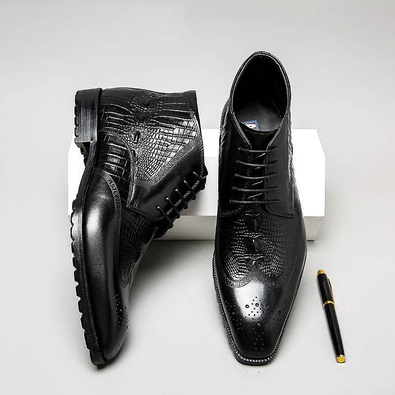 Doc Martens For Men Comfortable Breathable Cowhide Black