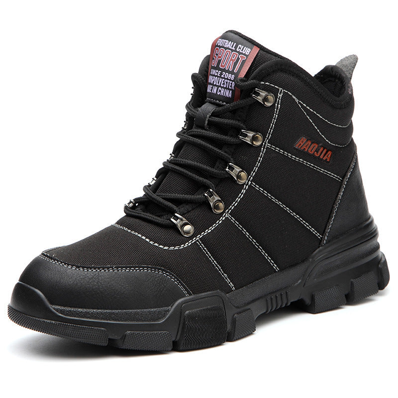 Anti-smashing and anti-piercing safety shoes 211 black