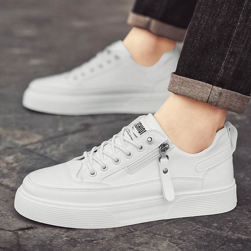 Men's Casual All-matching Slip-on Board Shoes White