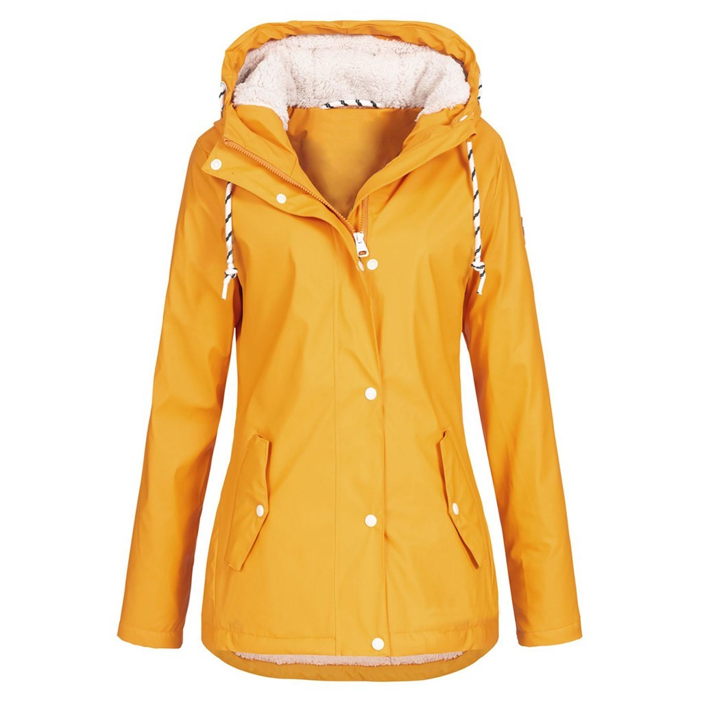 Outdoor Sports Jacket Women Winter Clothes Yellow
