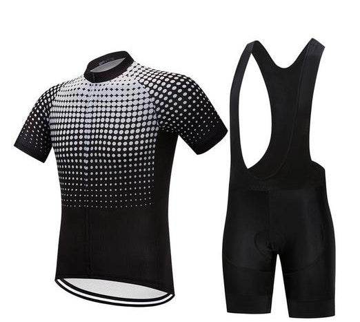 Cycling Set - WhiteDots Black strap