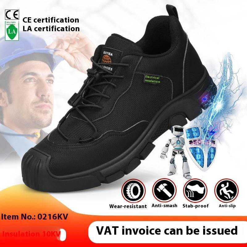 Steel Toe Shoes With Soft Soles Anti-smash And Anti-puncture LB0216KV Insulation 10KV