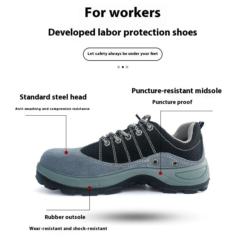 Men's Anti Slip And Puncture Safety Shoes