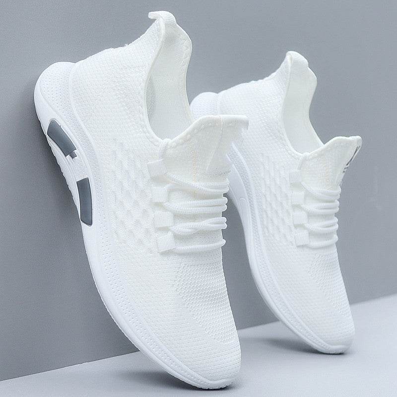 Mens Fashion Casual Breathable Sports Shoes 2300White