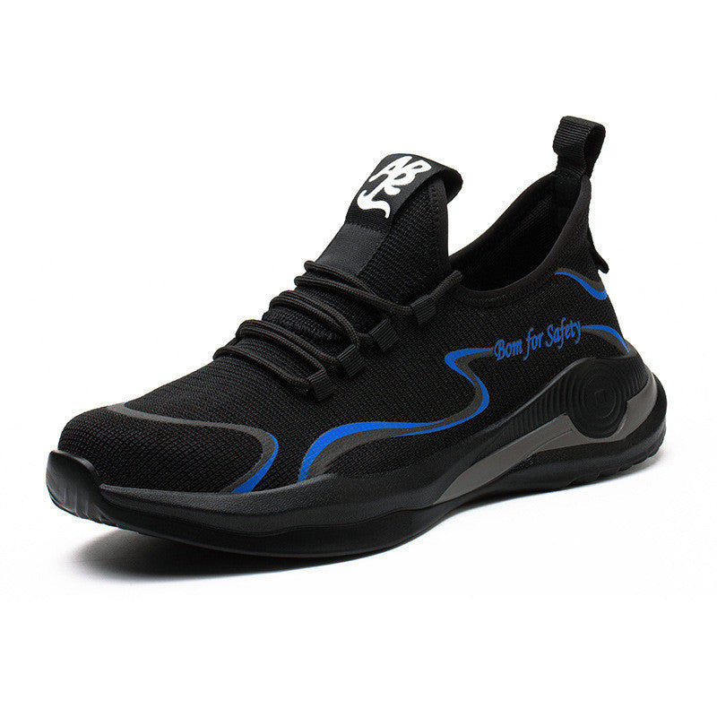 Anti-smashing and anti-piercing safety shoes FZ65 blue