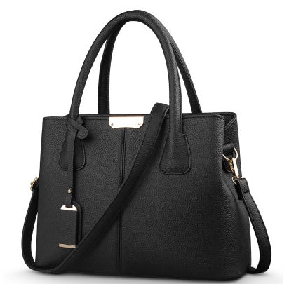 Europe And America Female Shoulder Messenger Bag Black