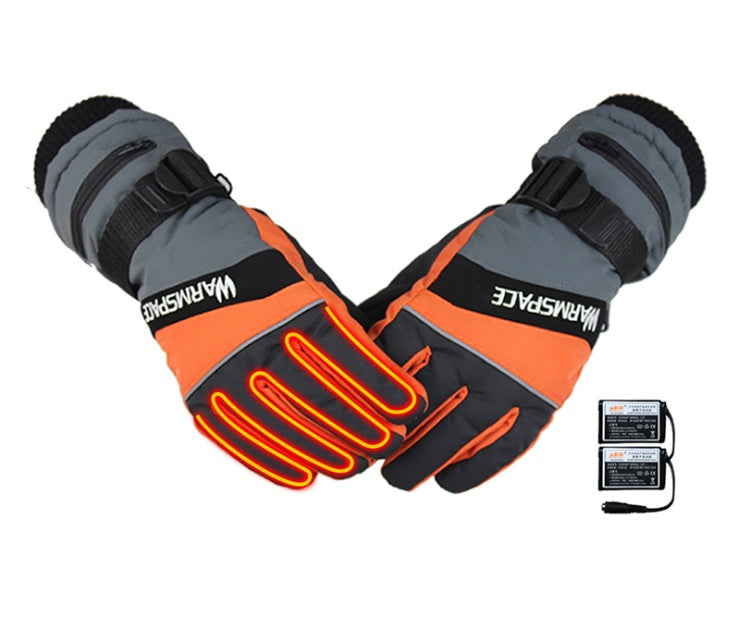Warm gloves heating Orange