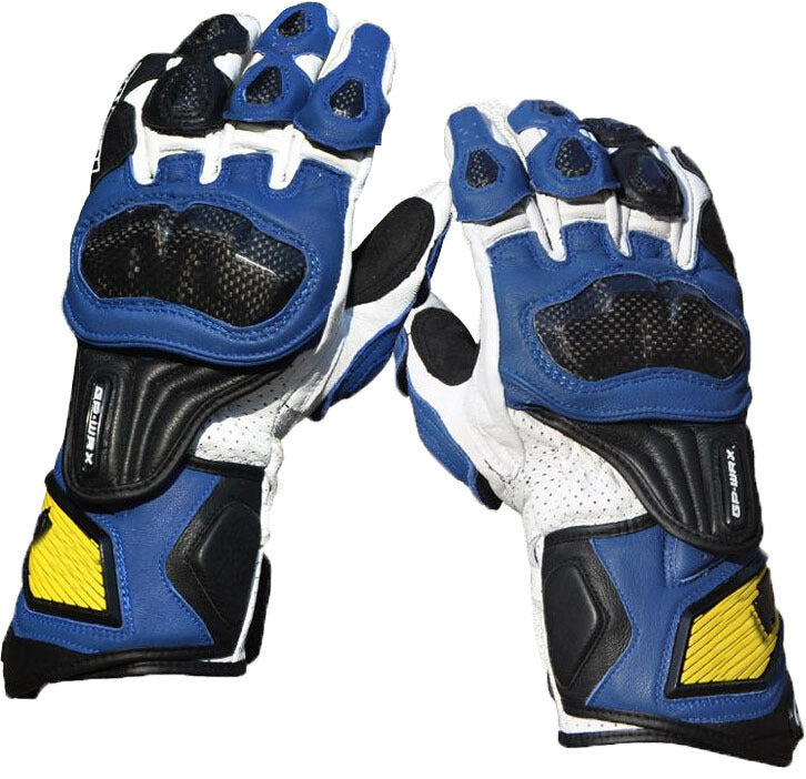 Motorcycle racing gloves motorcycle rider gloves Blue