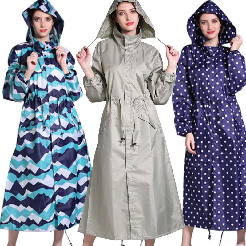 Extended Fashion Lightweight Large Size Sealing Raincoat