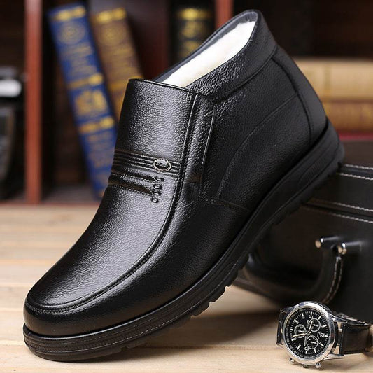 Winter high-tops and velvet men's shoes