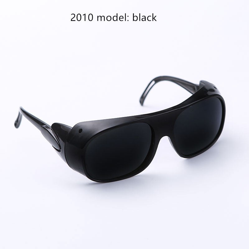 Men's protective glasses flat glasses Black 2010 model