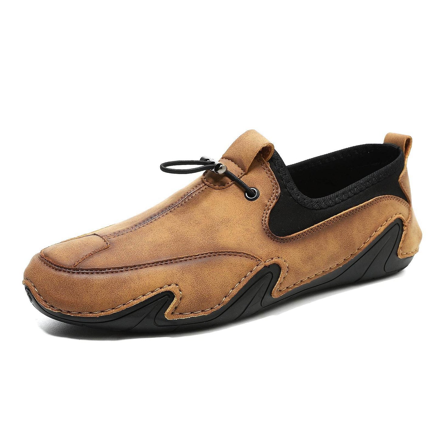 Outdoor Driving Shoes For Men's Casual Wear F8921 Brown