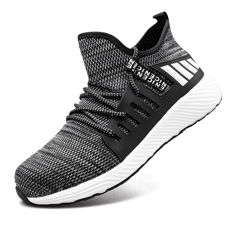 Anti Smash And Stab Breathable Anti Slip Safety Shoes Grey