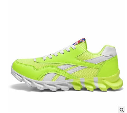 Casual shoes, men's sports, fashion, running shoes, comfortable, breathable mesh, men's shoes Green