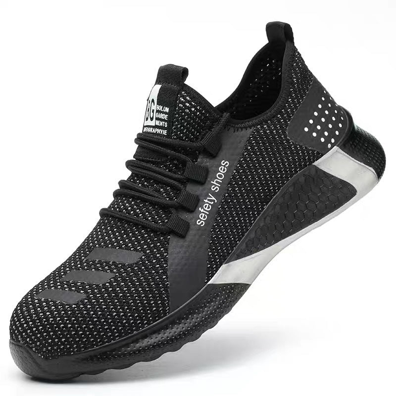 Baotou Anti-Hit Anti-Piercing Safety Shoes Grey