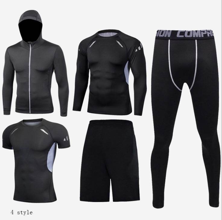 Fitness clothing suit basketball tights 4 style