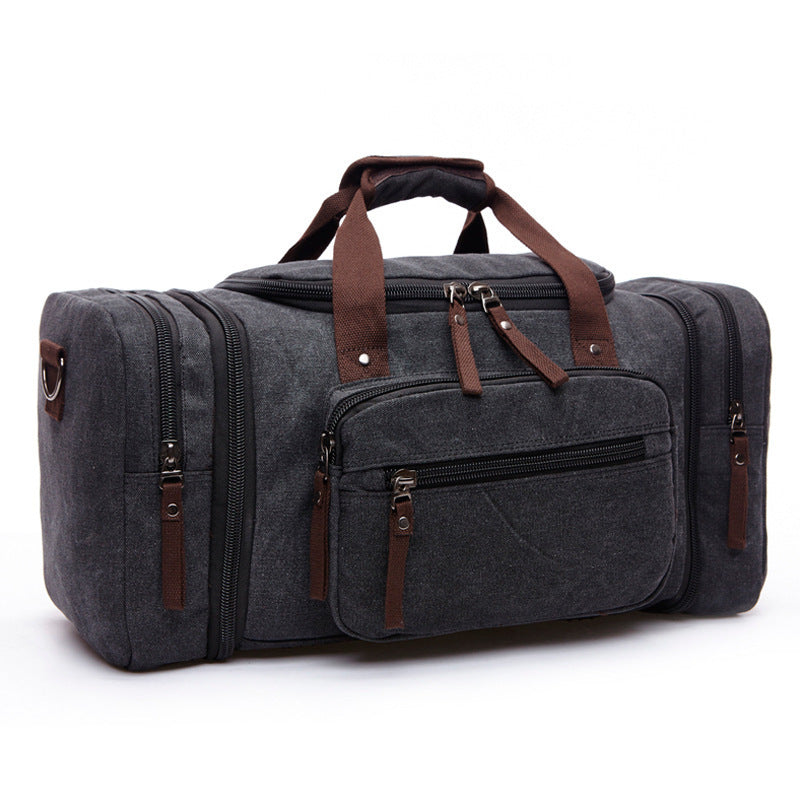 Canvas travel bag Black