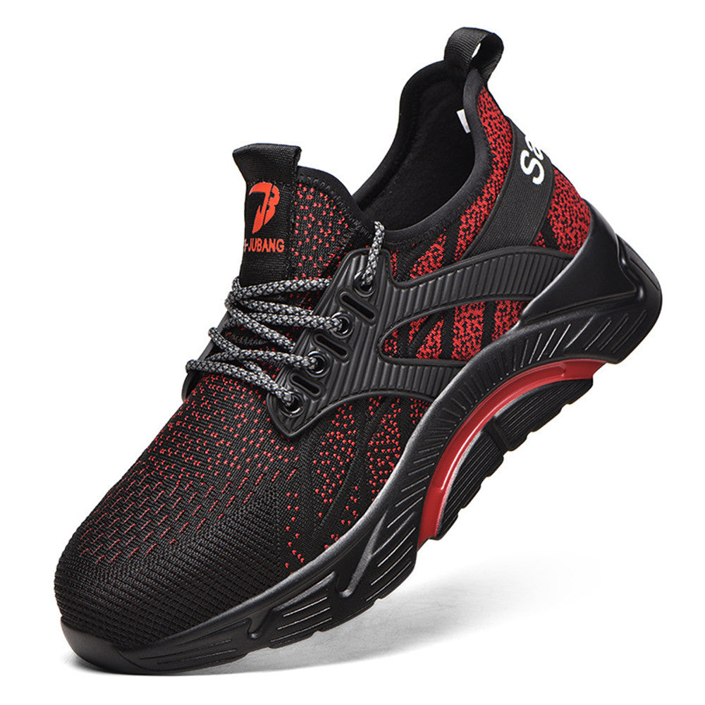Summer Breathable Steel Toe Anti-smash And Anti-stab Light Safety Shoes